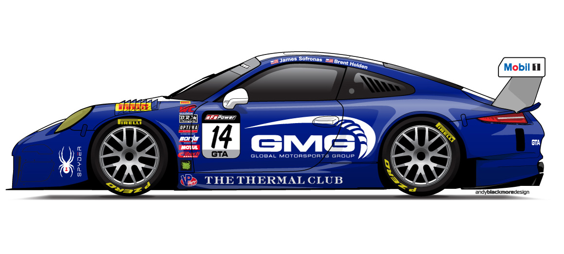 GMG Racing 2016 Porsche gt3 cup