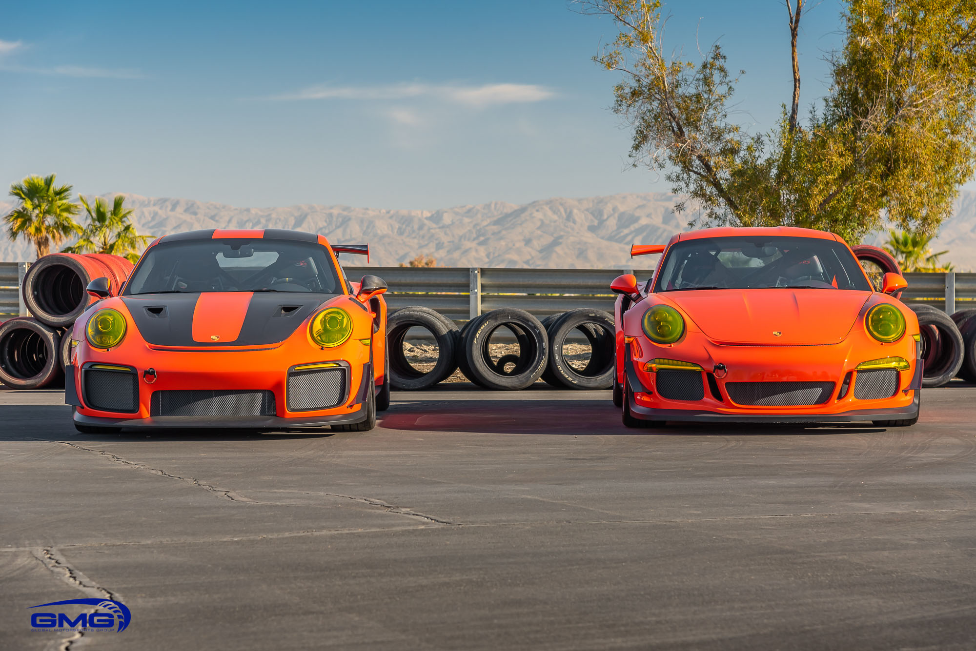 Lava Orange Porsche 991.1 GT3 RS