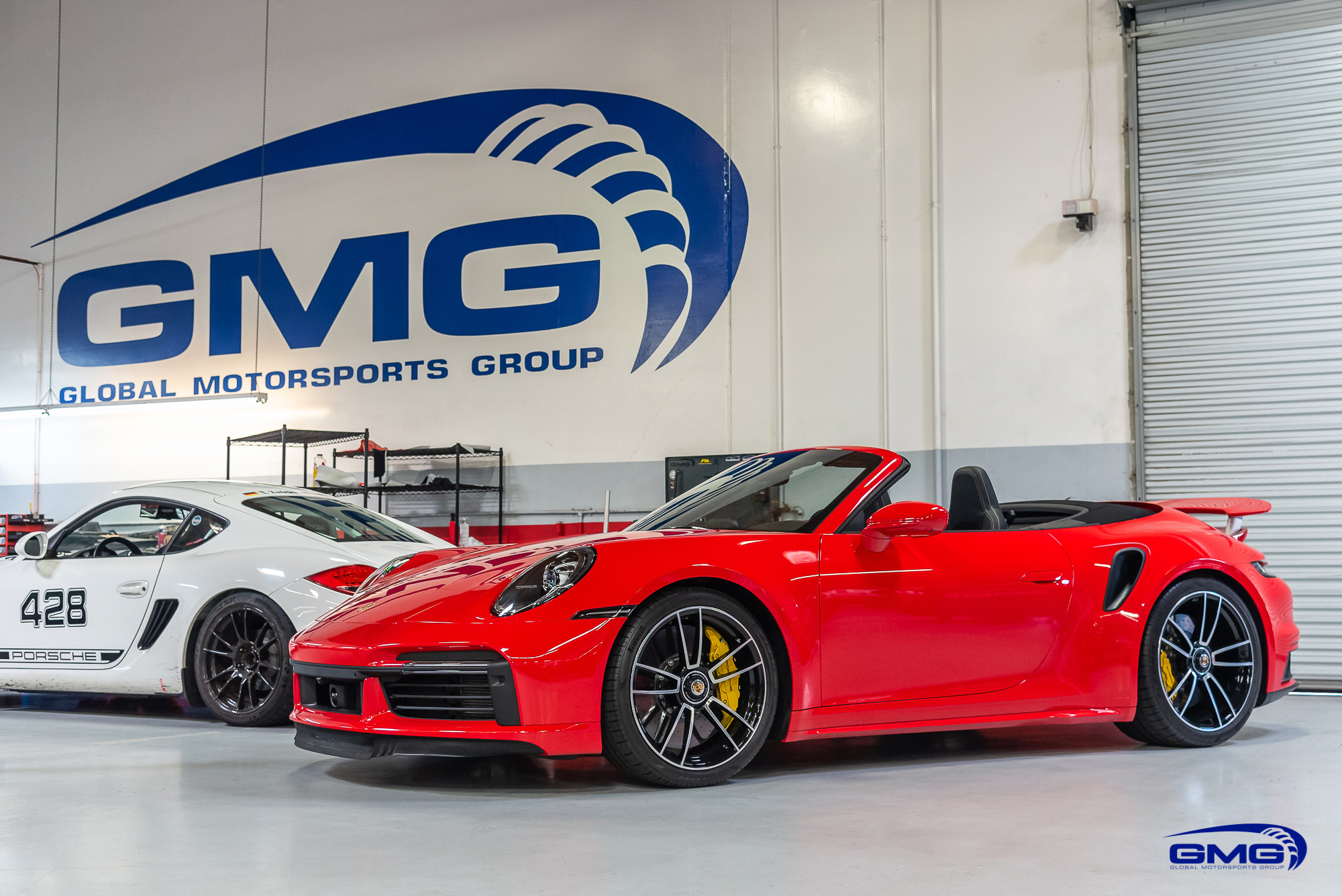 Guards Red Porsche 992 Turbo S Cab - GMG Racing